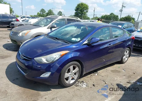 2013 Hyundai Elantra Gls из США, поврежденный, VIN 5NPDH4AE3DH273292
